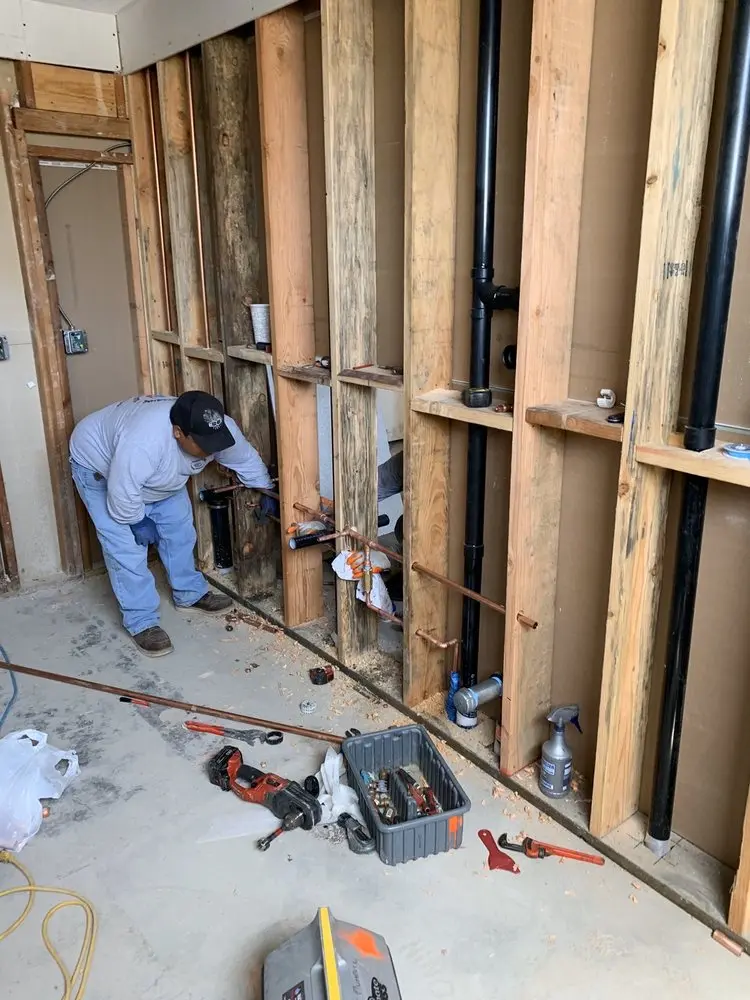 Commercial rough-in plumbing for Gas Line Repair in Franklin Park